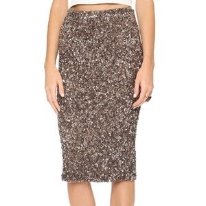 Parker Mauve Sequin Skirt